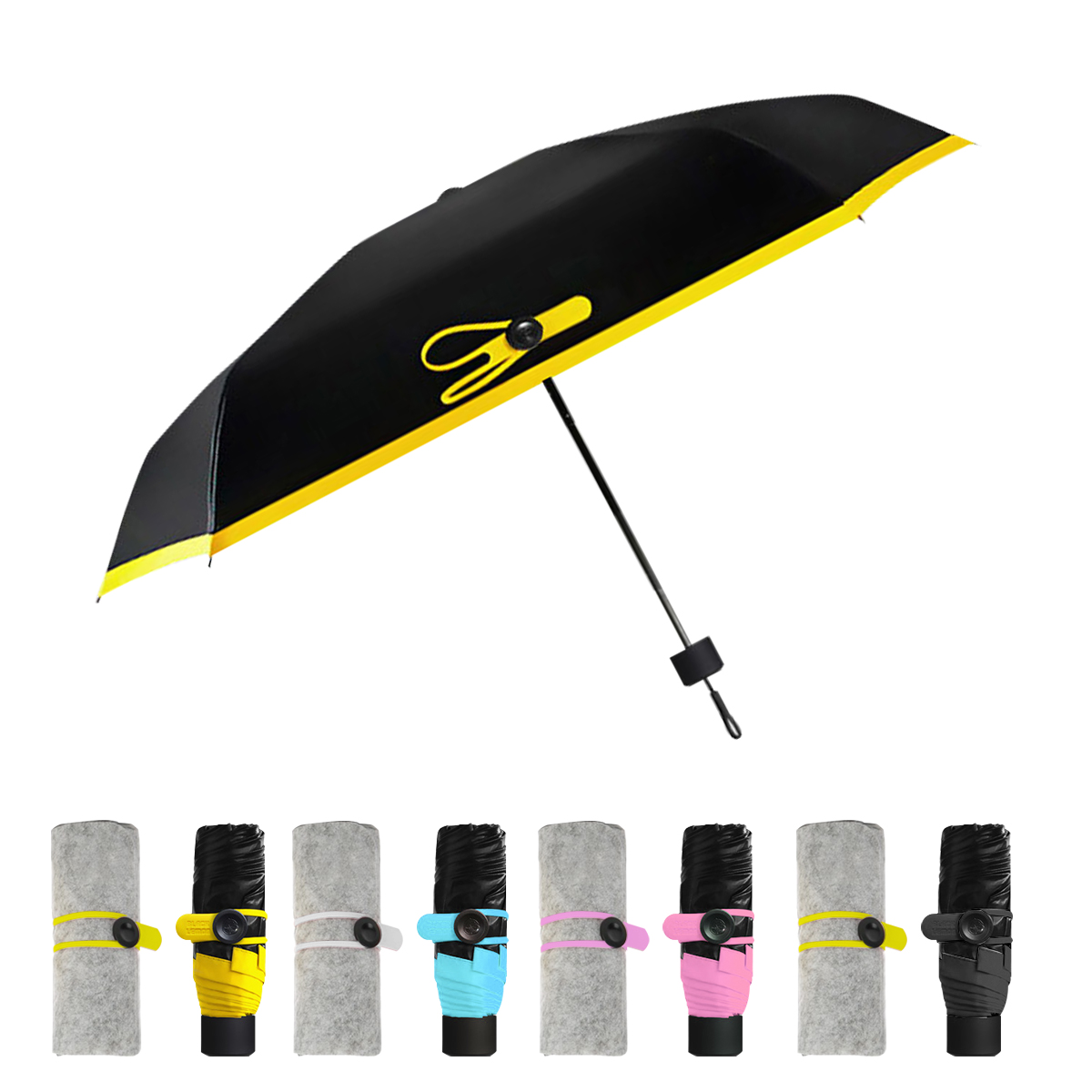 Nano Umbrella in felt Pouch